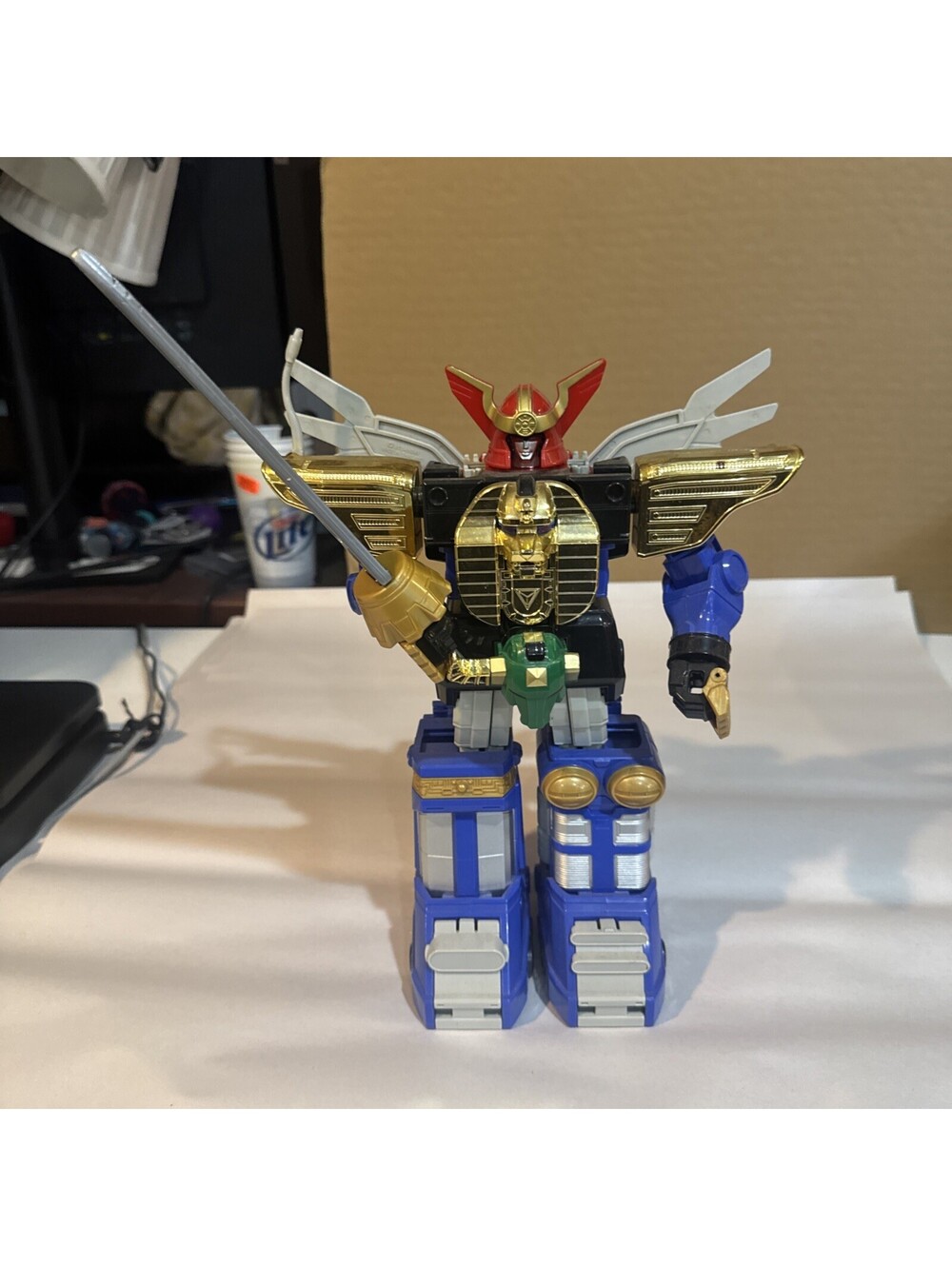 Power Rangers Deluxe Zeo Megazord Bandai 1996 VINTAGE-as is